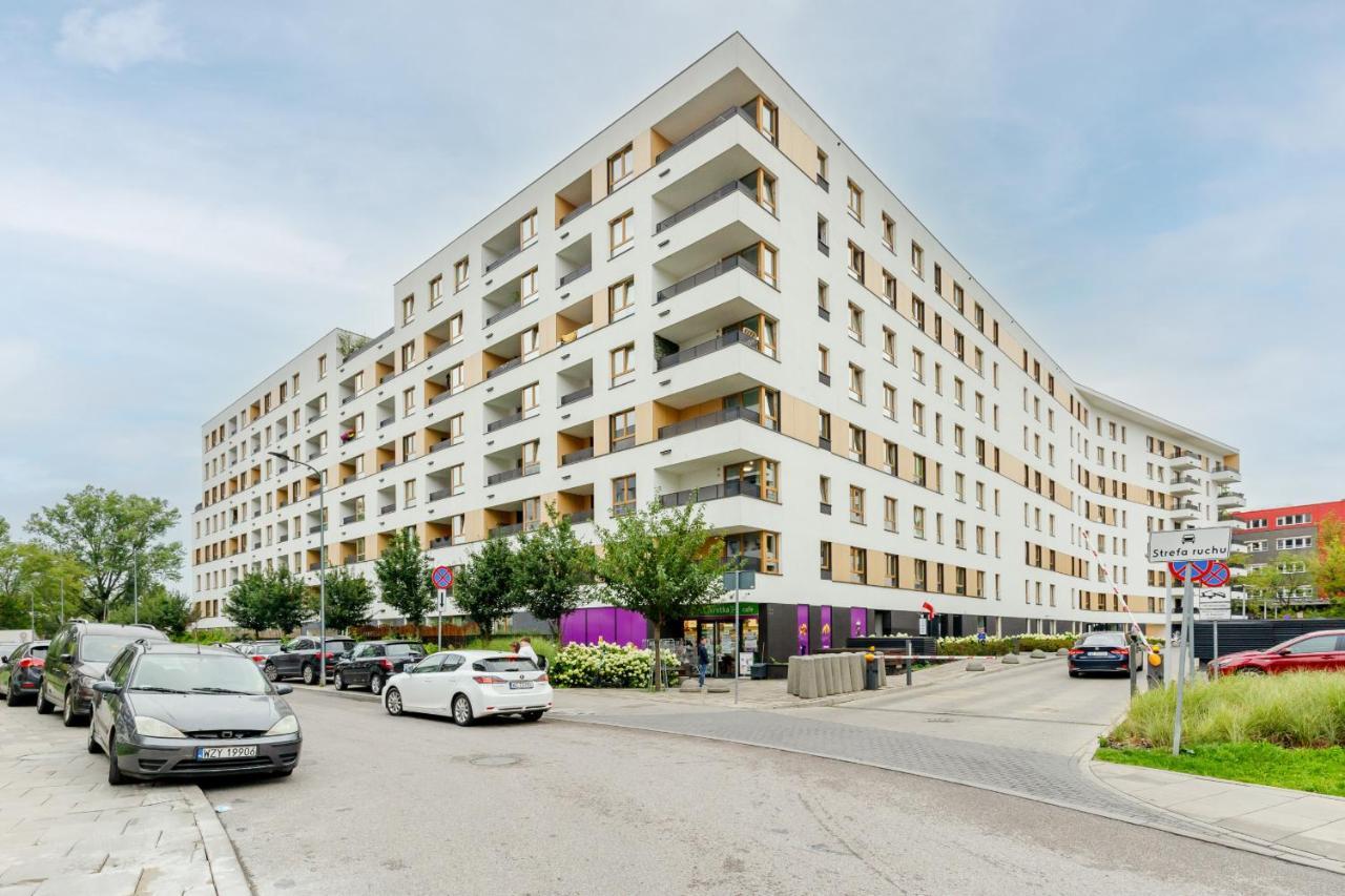 Modern Apartment With Balcony Mokotow Business Centre By Noclegi Renters Warsaw Luaran gambar