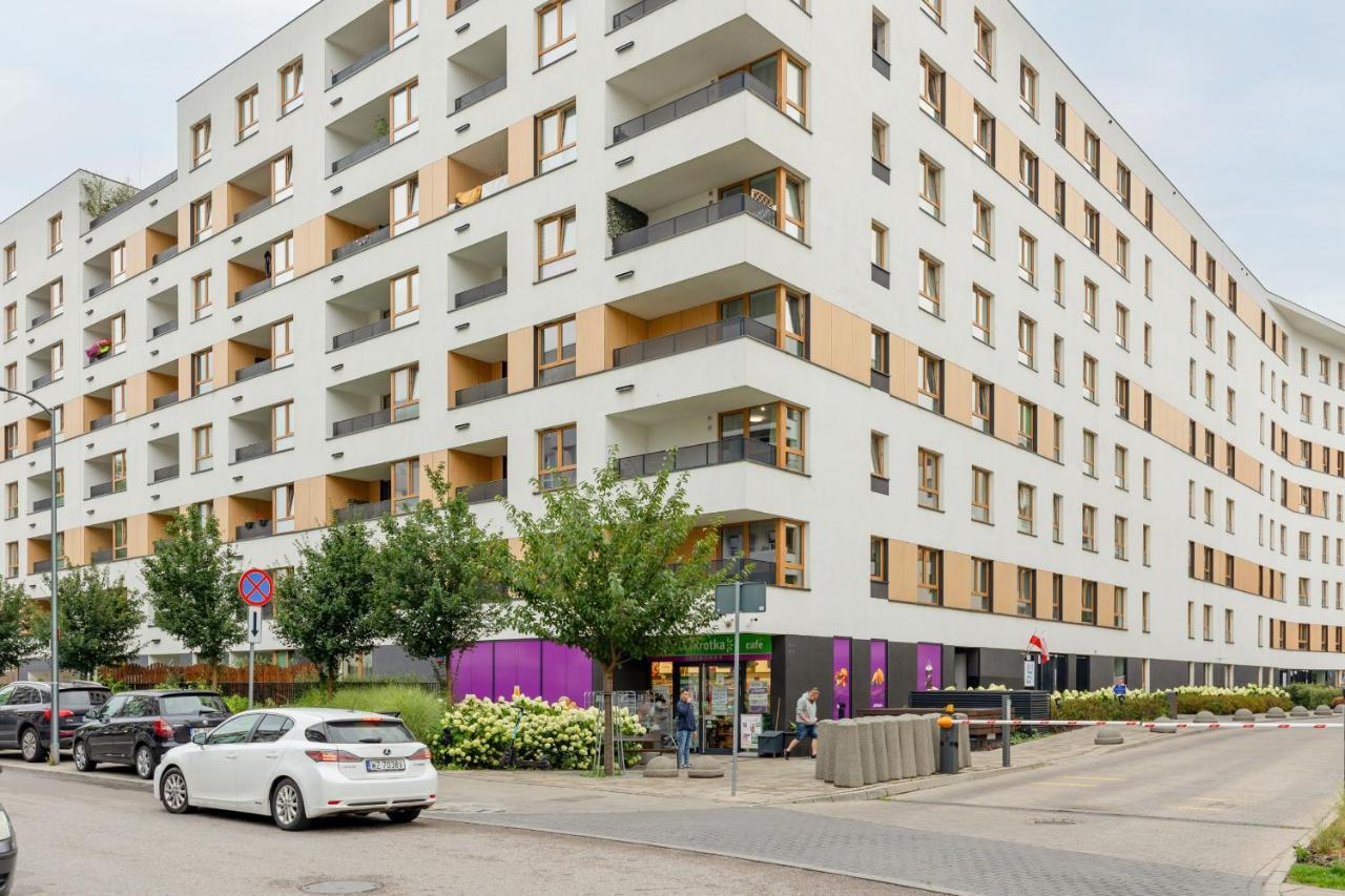 Modern Apartment With Balcony Mokotow Business Centre By Noclegi Renters Warsaw Luaran gambar